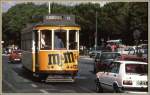 Wagen 358 der Linie 15 auf der viel befahrenen Rua da Junqueira in Belem. (Archiv 06/92)