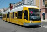 Eine Straenbahn in Lissabon-Belem/Portugal am 16.05.2010 gesehen.