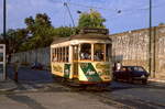 Lissabon Tw 245 in der Rua da Madre de Deus, 10.09.1990.