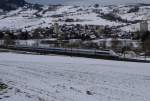 pos-paris-ostfrankreich-suddeutschland Nur notd�rftig konnte ich am 22.12.09 den TGV POS 4404 ablichten, da ich im d�mmsten Moment meinen Standort wechselte.