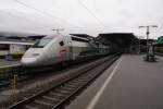 pos-paris-ostfrankreich-suddeutschland Der Weltrekord-TGV POS 4402 steht am 1.1.10 in Z�rich HB.