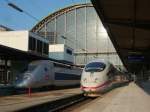 TGV 4417 als TGV 9552 Frankfurt(Main)Hbf - Paris-Est neben 406 ...
