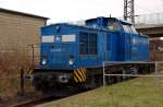 204 022 steht am 28.11.09 im Bahnhof Gaschwitz abgestellt. Von ...