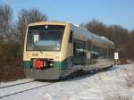 Noch 9,5 km f�r den PRESS VT 650 032 bis ...