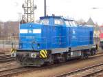 PRESS-Lok 293 016 in Coswig(Bz Dresden) (17.3.2010)  ...