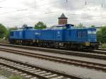 Ein Doppel der Pressnitztalbahn h�lt sich derzeit in Lichtenfels auf. ...