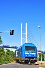 PRESS 253 014 beim z�gigen r�umen des B� am Stralsunder ...