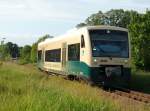 PRESS VT650 032 zwischen Lauterbach und dem nur wenige Meter ...