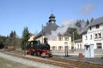 Die erste Probefahrt von 99 568 nach der Kessel HU ...