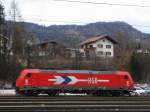 185 605-3 HGK Traxx in Bahnhof Kufstein. 22.03.2010  ...