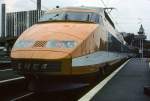 TGV Sud-Est - damals noch orange... Paris, Gare de Lyon, ...
