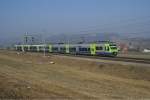 RABe 525 034-5 und RABe 535 115-0 fahren am 13.3.10 ...