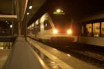 Morgens �bernimmt manchmal (?) der FLIRT-RABe Seehas den Regionalzugdienst von ...