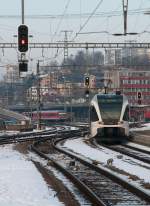 772-9 als S8 nach Rorschach am 16. Februar 2010 in ...