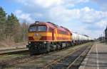 Rail Polska Rail Polska M62 M006 am 02.04.10 im PKP Bahnhof Gubin