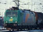Rail4Chem Eisenbahnverkehrsgesellschaft mbH 185 541-0 (European Bulls) von Rail4Chem zieht einen gem. G�terzug aus Aachen West richtung K�ln.
