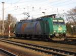 R4C 185 541-0 European Bulls am 29.12. 09 in Ruhland  ...
