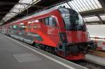 Steuerwagen des Railjet, aufgenommen am 16.03.2010 im Hauptbahnhof Z�rich.  ...