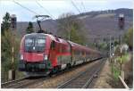 railjet 1116.212 mit dem RJ66 (Budapest - M�nchen; Hofstatt, 10.4.10&acute;.