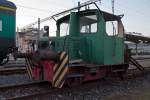 Kleiner 2-achsiger Diesel-Rangiertraktor, abgestellt ...  Joachim Kohler 05.02.2011