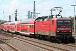 Die 143 925-6 zieht ...  Eric Otten 20.07.2010