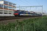 rbde-560-npz RBDe 560 109-1 erreicht am Morgen des 16.7.10 als S 19029 Z�rich Altstetten.