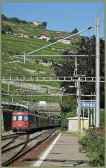 RBe 540 030-4 in Rivaz.   ...