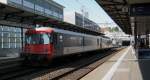 rbe-540 RBe 540 065-0 und Steuerwagen St 50 85 89-33 901-1 im Bahnhof Aaarau (16.07.2010)