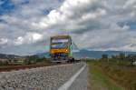 RBG Regental Bahnbetriebs-GmbH VT 22 und VT 25 am 27.07.2010 kurz nach Deggendorf.