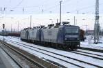 RBH 101 + 104 + 105 abgestellt am 23.02.2010 in ...