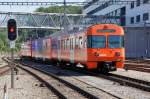 RBS Regionalverkehr Bern-Solothurn RBS Be 4/12 verl�sst am 19.07.2010 als S8 Worblaufen richtung Jegenstorf.