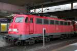 Die Stuttgarter 110 418-1 ...  Eric Otten 23.10.2011