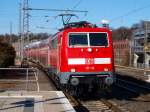 Einfahrt auf Gleis 2,der ...  Mario Sch�rholz 07.03.2010