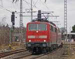 111 152-5 mit dem ...  Marius Gerads 07.02.2011