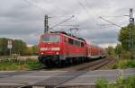 RE 4 mit Lok ...  J�rgen Senz 06.10.2011