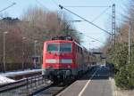 Der RE4860 nach Aachen ...  Marius Gerads 09.03.2010