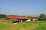Re 10/10 mit GZ bei Oberr�ti am 02.07.2010  ...