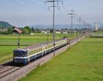  Nostalgie -Pendel der BLS bei Kiesen am 09.06.2010  ...