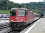 SBB - Re 4/4 11182 vor Schnellzug nach Z�rich im ...