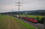 re-4-4-ii-re-420 Zwei Re 4/4 mit GZ zwischen G�mligen und Rubigen M 15.06.2010