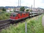 InterCity kurz hinter Pratteln am 06.07.2010  ...