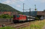 Re 4/4 II 11141 ...  Tobias Schuminetz, Hirschau 05.10.2011