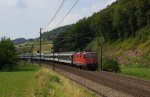 Re 4/4 II 11204 ...  Tobias Schuminetz, Hirschau 06.10.2011