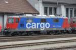 re-4-4-iii-re-430 Re 430 356-6 Cargo steht blitzblank im Bahnhof Erstfeld vor dem Depot und wartet auf die n�chste Traktionsleistung. Aufnahme vom 11. Juli 2010, 16:44.