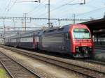 re-450-dpz SBB - 450 032-8 Unterwegs nach Aarau im Bahnhof Dietikon am 22.04.2010