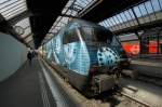 Re 460080-5 Werbelokomotive f�r das Verkehrshaus in Luzern, aufgenommen im ...