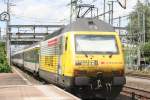 re-460-lokportraits 460 028 am 27.07.10 in Muttenz mit IR Z�rich Flughafen - Basel. 
Dieser Kurzpendelzug hat nur 4 Wagen und verkehrt nur in der Verkehrsschwachen Zeit.
