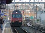 SBB - Einfahrender IR ...  Hp. Teutschmann 25.01.2010