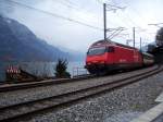 Re 460 045-8 mit IC 578 von Chur nach Basel ...