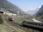 SBB Re 460 mit EuroCity und SBB ETR 470 am ...